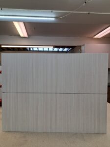 alt=Custom bathroom cabinet built in Ottawa workshop